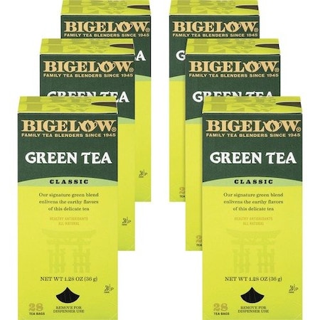 Bigelowtea Bigelow 00388CT, Single Flavor Tea, Green, 6PK BTC00388CT